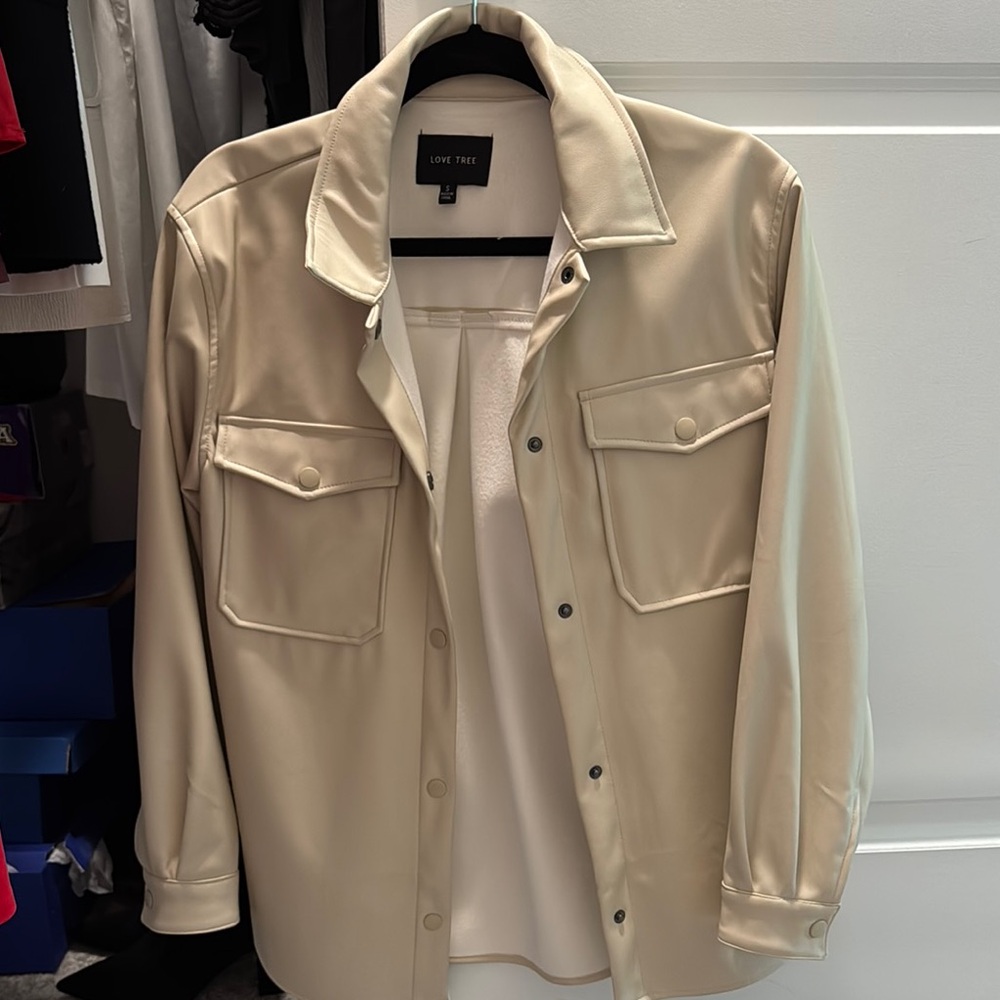 Love Tree Women Tan Jacket